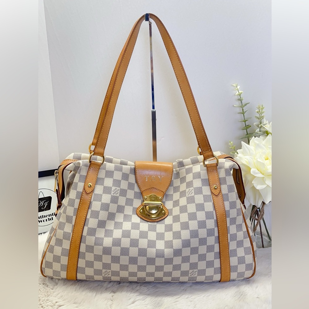 Louis Vuitton Stresa GM Damier Azur Shoulder Bag